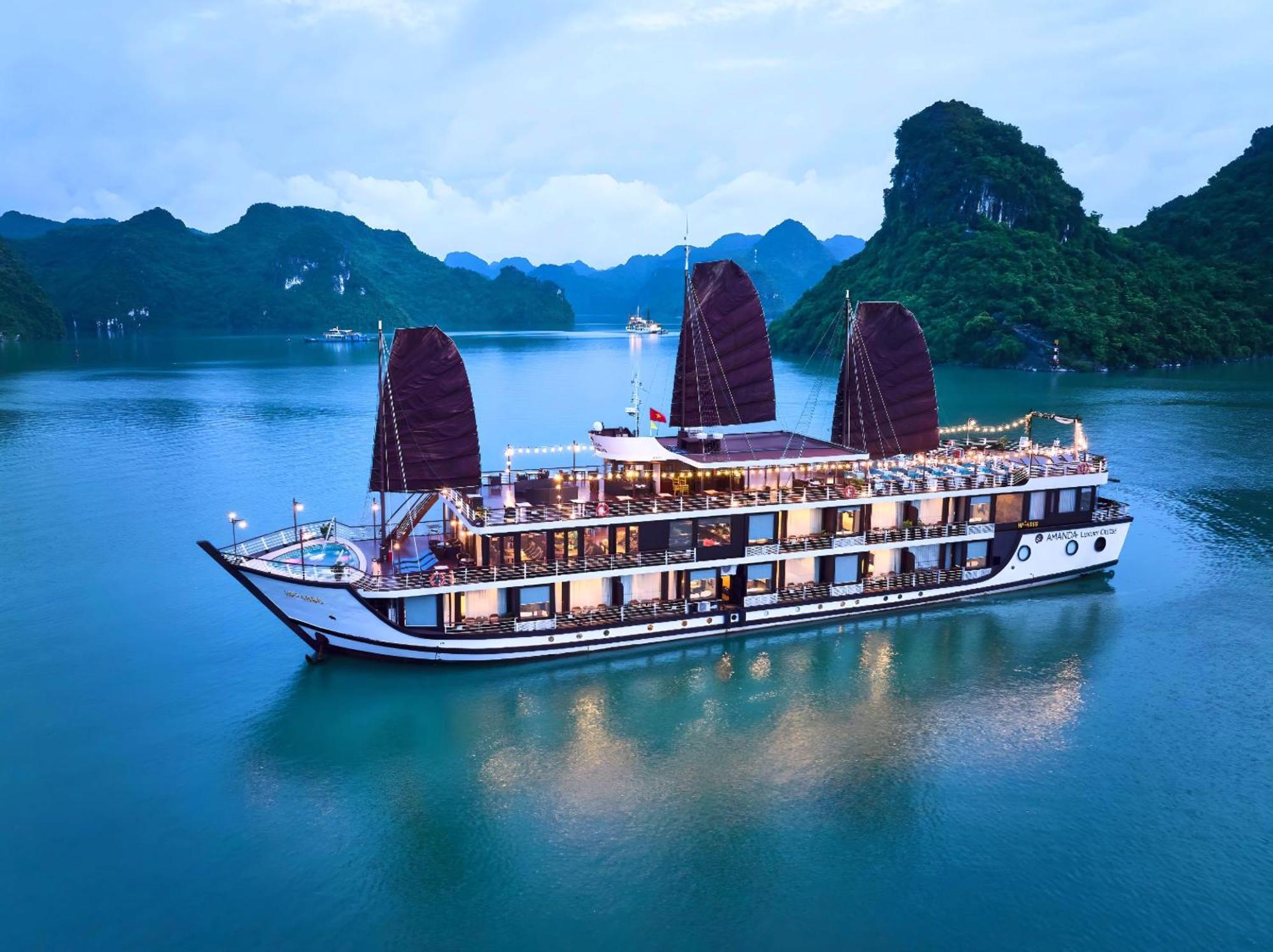 下龍 Amanda Luxury Cruise酒店 外观 照片