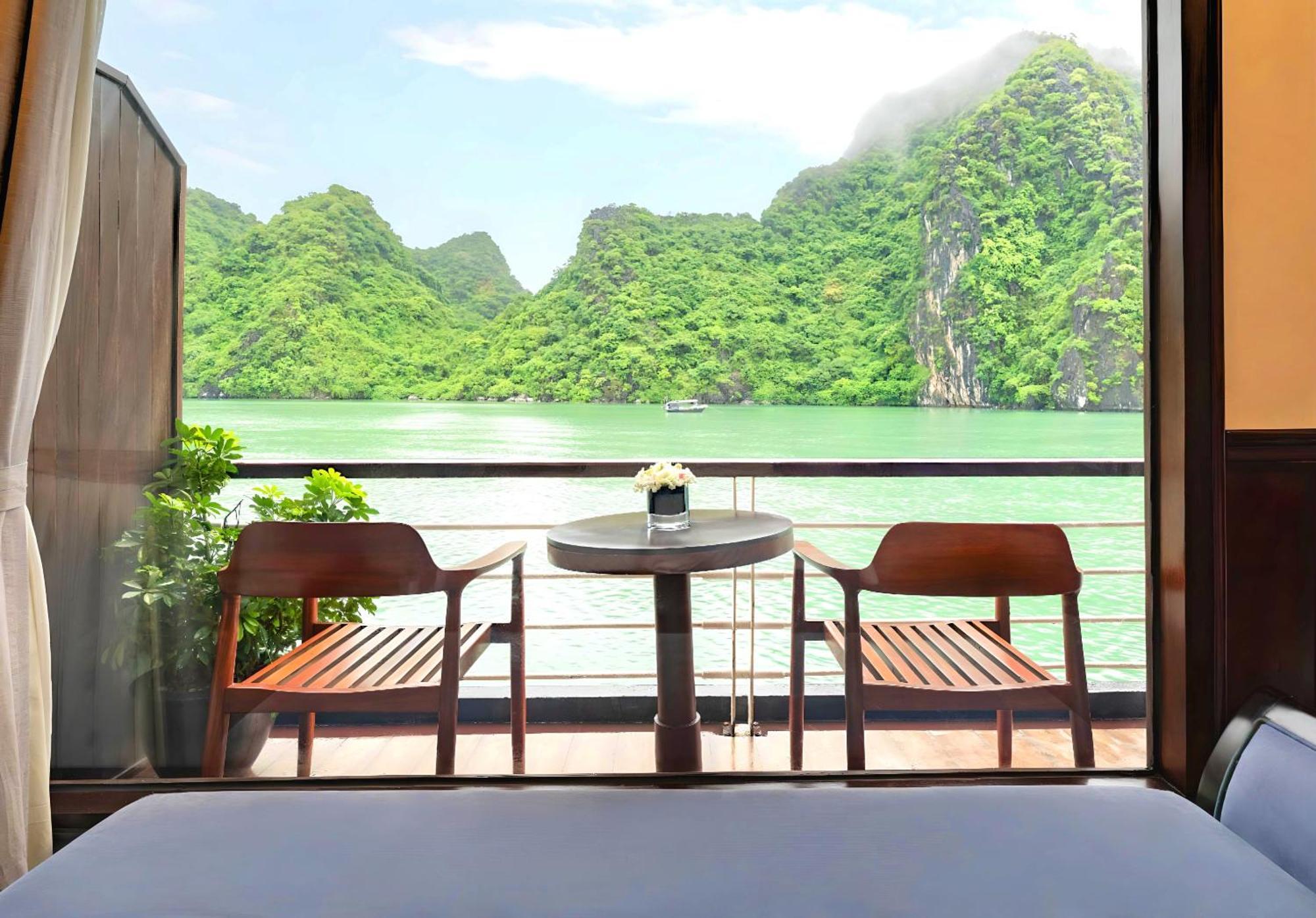 下龍 Amanda Luxury Cruise酒店 外观 照片